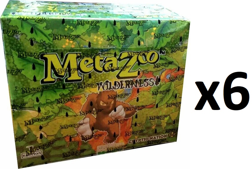 MetaZoo TCG - Wilderness 1st Edition 6-Box INNER BOOSTER CASE